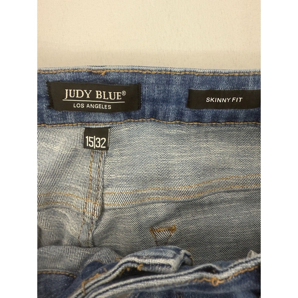 Judy Blue 15/32 Skinny Fit Jeans Mid Rise‎ 30X28 Style#JB8859 - Picture 3 of 7